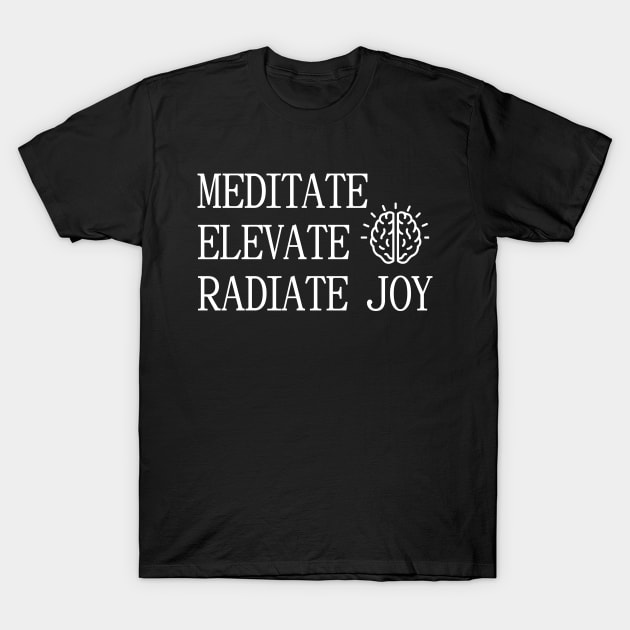 Meditate T-Shirt by NomiCrafts